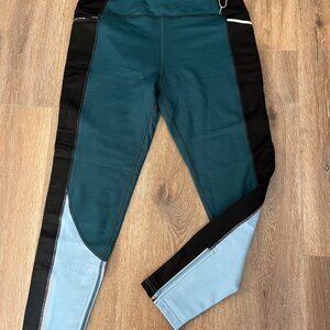 NWT Smartwool Women's Merino Active Fleece Leggings - L - Twilight Blue